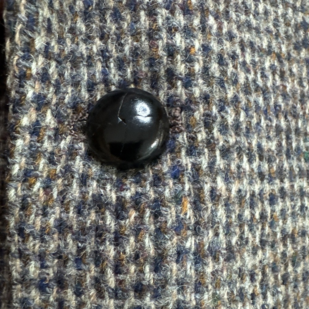 Vintage Harris Tweed Blazer Jacket Mens Sz 42R Multi Color Wool Sport Coat USA - Picture 3 of 13
